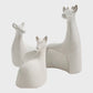 Wrap Around Stoneware Deer Ornament
