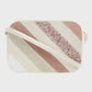 Glitter Stripe Cross Body Bag