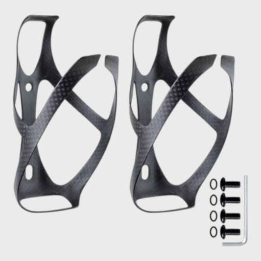 Carbon Fibre Bicycle Bottle Cage - Two Pack