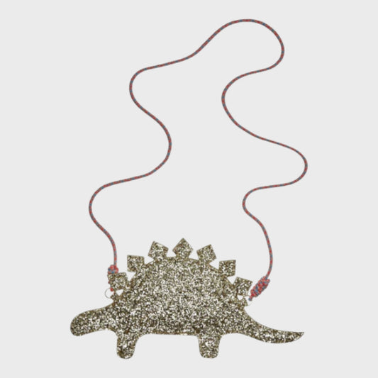 Glittery Gold Stegosaurus Bag