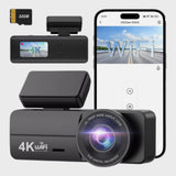 Dynacam 4K 1080P Wi-Fi 24 Hour Loop Recording Parking Monitor