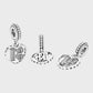 Pandora 18th Celebration Sterling Silver Dangle Charm