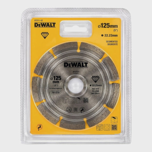 DEWALT Universal Segmented Diamond Cutting Disc - 125mm x 22.23mm