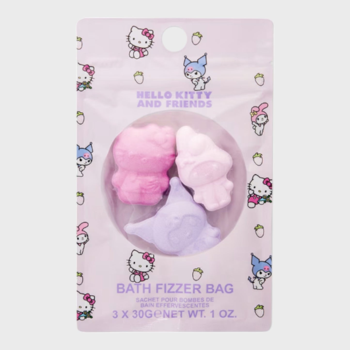 Hello Kitty & Friends Bath Fizzers - 3 Pieces