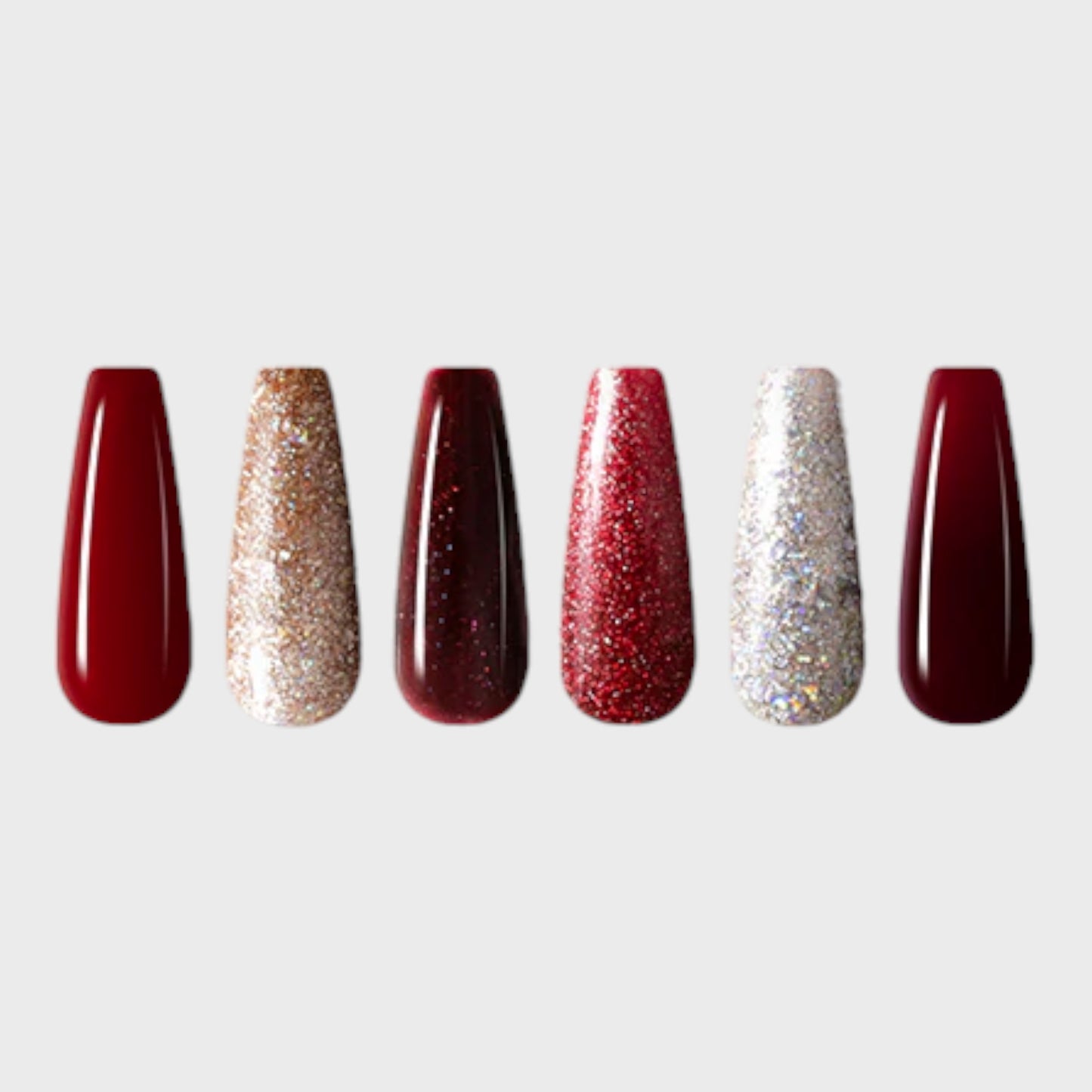 Aokitec Dazzling Night Gel Nail Polish - 6 Pieces