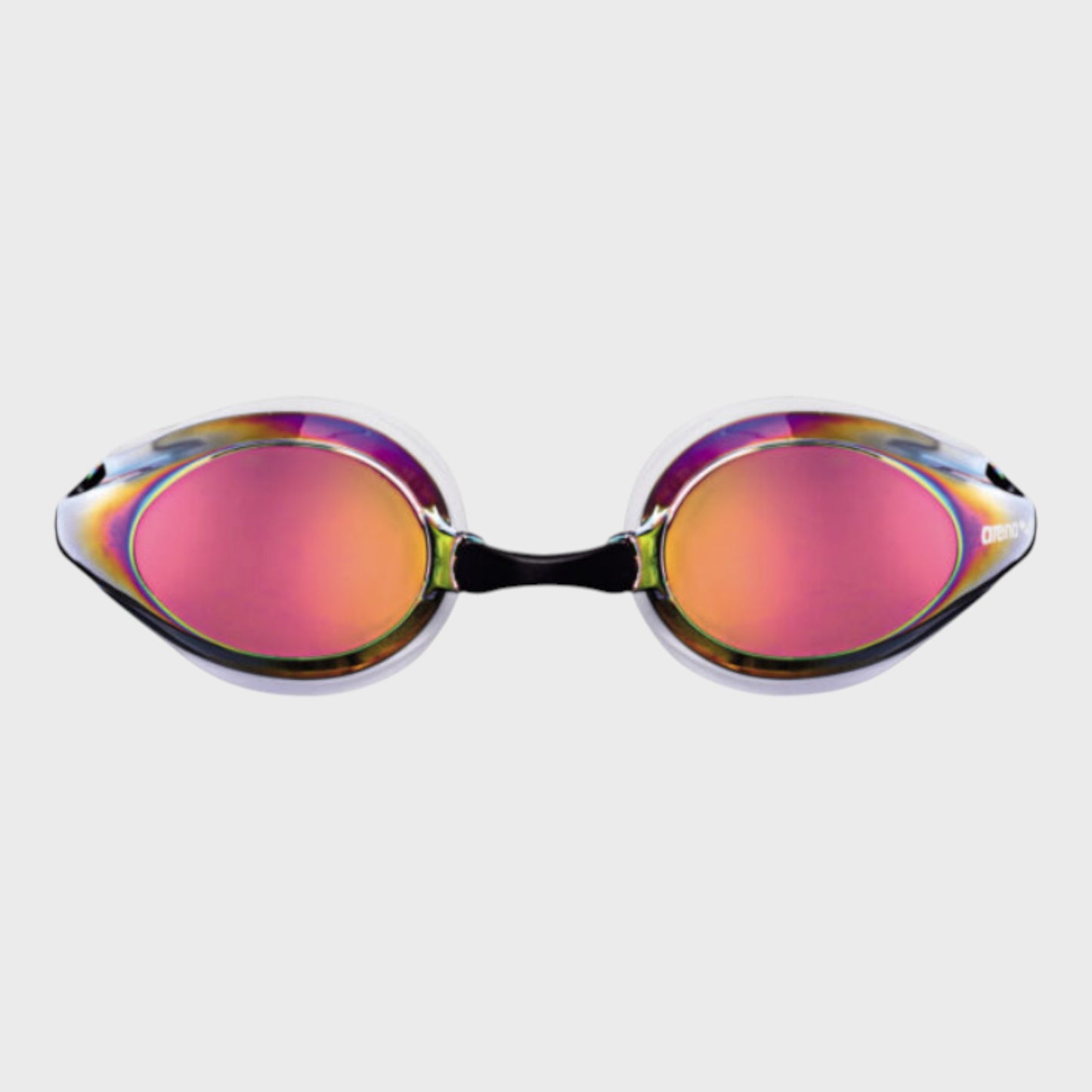 Arena Tracks Mirror Dark Swimming Goggles - Adult