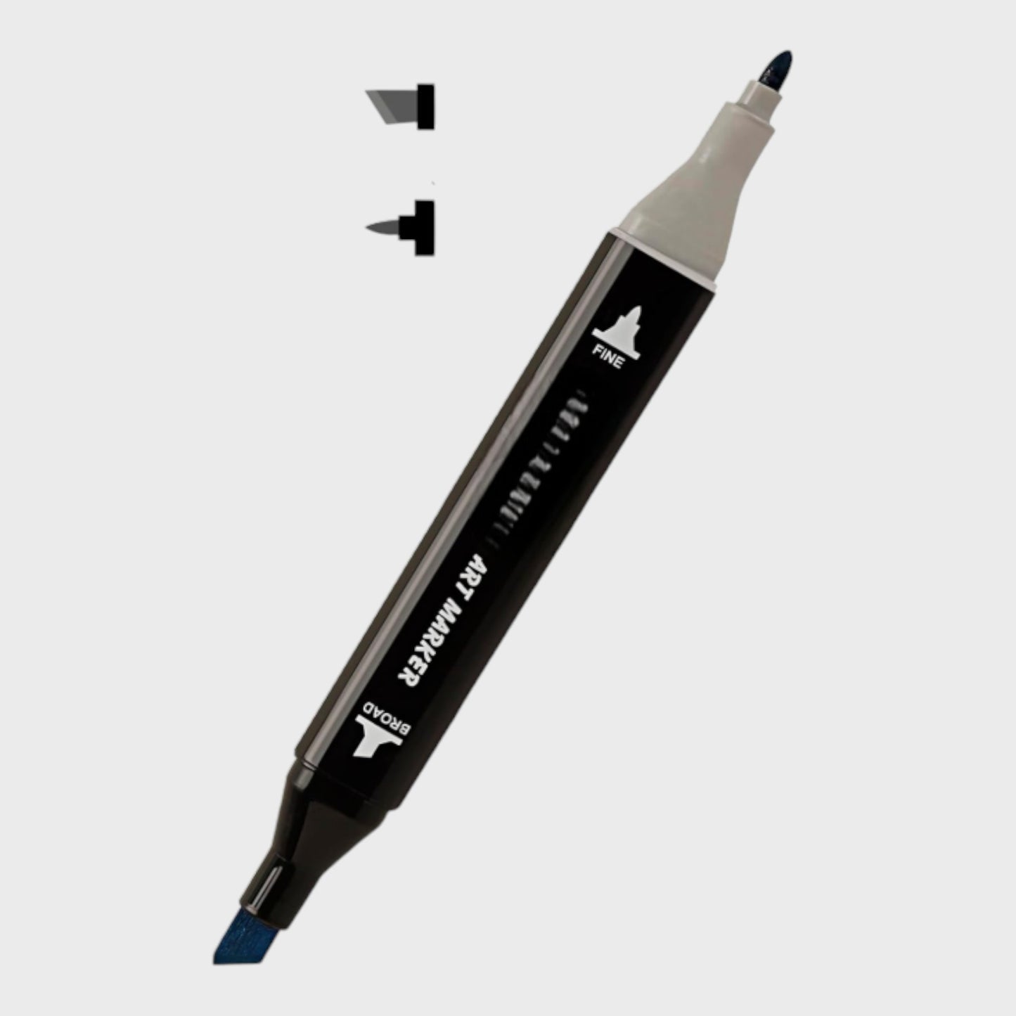 Dual Tipped Permanent Marker Pen Set - 80 Pieces