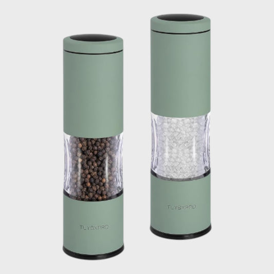 TLYSXPRO Salt and Pepper Grinder Set Kitchen Essential 2 Packs Sage