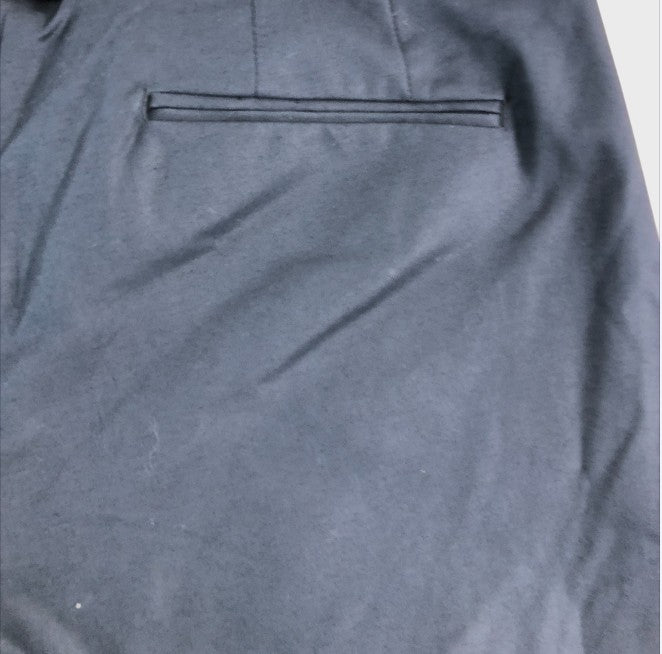 River Island Navy Belted Chino Shorts - Size UK 42"