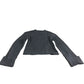 River Island XS Black Satin Slip Dress With Grey Crop Jumper Set