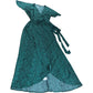 Branded Green Leopard print Wrap Dress - Size 12