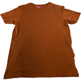 Farah T-Shirt Men's Orange Short Sleeve Cotton Crew Neck Tee Medium
