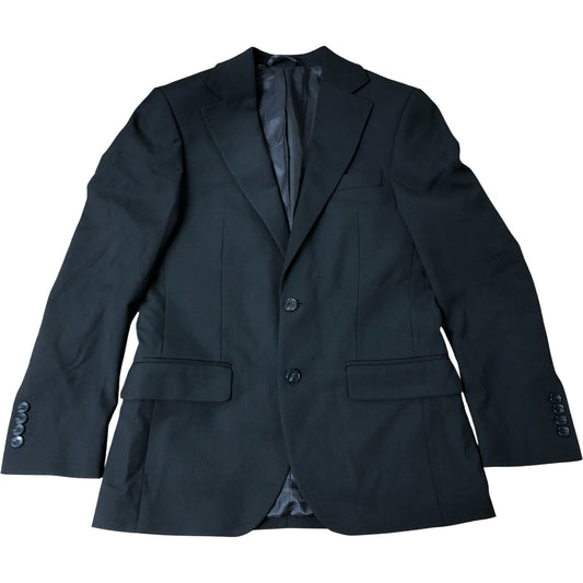 Moss Tailored Fit Suit Jacket UK36S Men's Black Two Button Classic Style