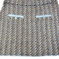 River Island Tweed Mini Skirt Women's Textured Pattern Two Pocket