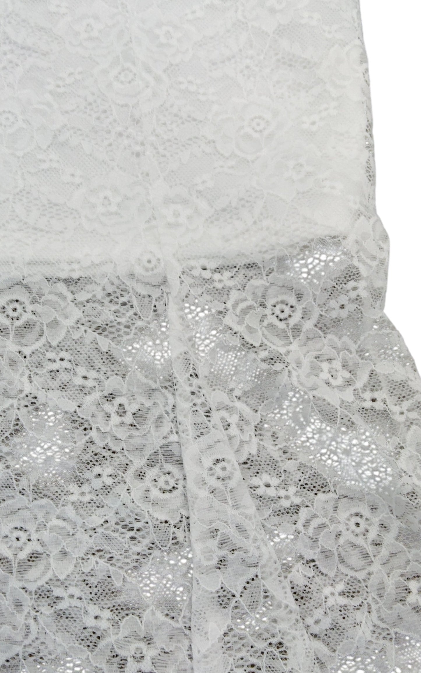 River Island Women's UK12 Lace Flared White Skirt Size 12 Elegant Design