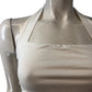 Branded Halter Neck Top Size S - UK 10 Women's Cream