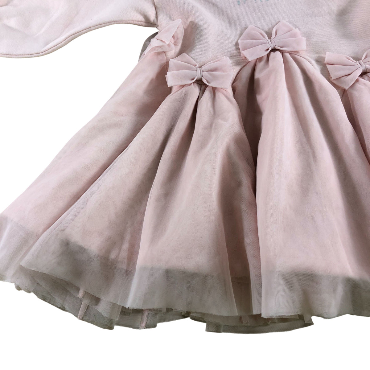 Dress 12-18 Months Girls Pink Tulle Bow