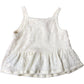River Island Baby Girls Cream Floral Ruffle Top Size 18-24 Months