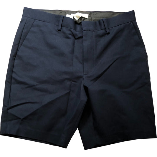 River Island Mens Navy Shorts Size 34 Smart Casual Lightweight Summer Wear