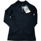 Lasting Wanda XS Womens Heavy Merino Wool Seamless Zip Neck Jumper Black