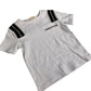 River Island Maison Riviera Boys T-Shirt White Cotton Short Sleeve Top