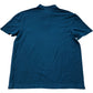 Dark Green Relaxed Fit Cotton Polo Shirt Size M