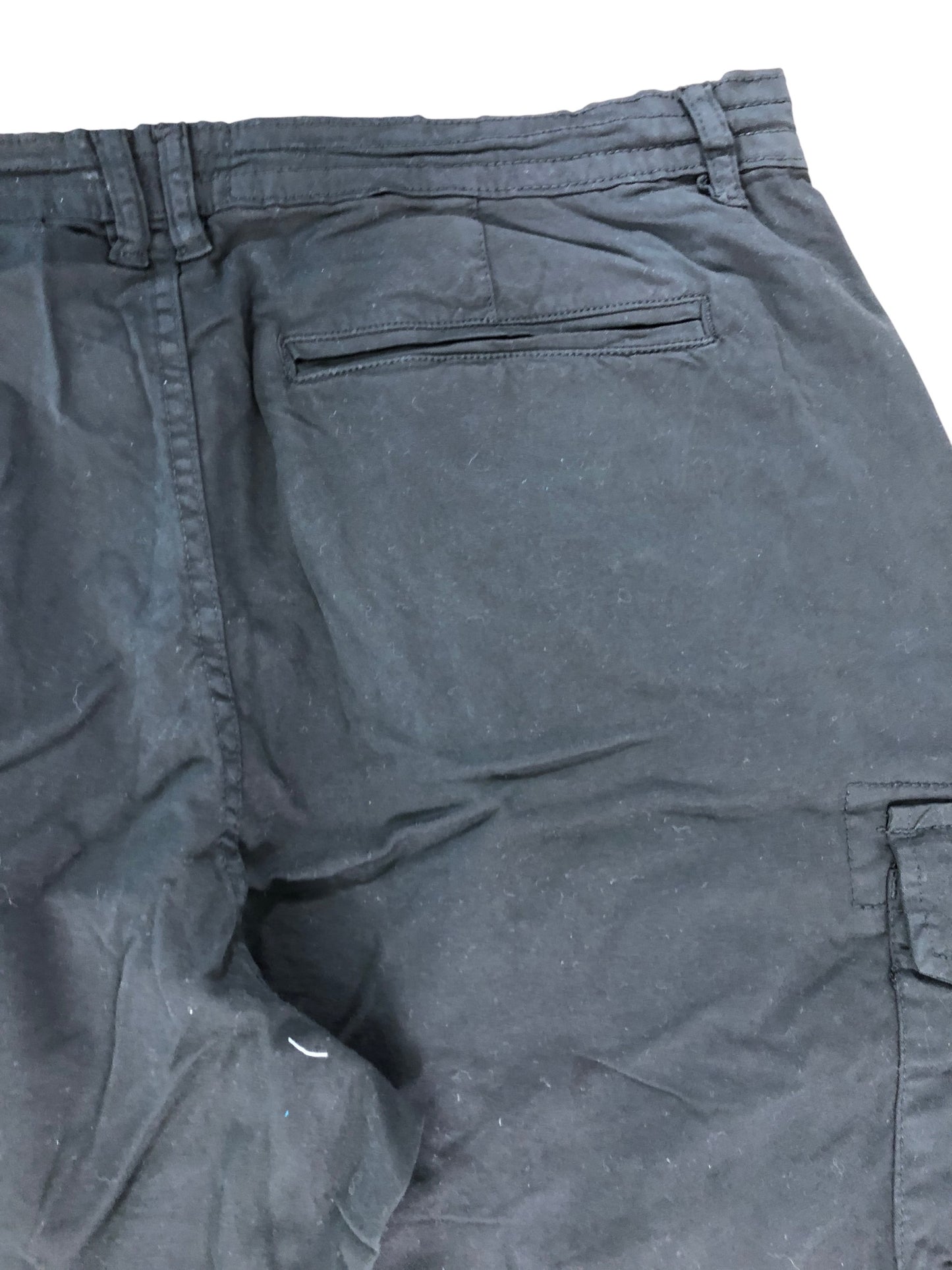 AVANTGARDE Cargo Pants Size 38 Mens Black Elasticated Casual Trousers