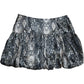 River Island Snakeskin Print Bubble Skirt