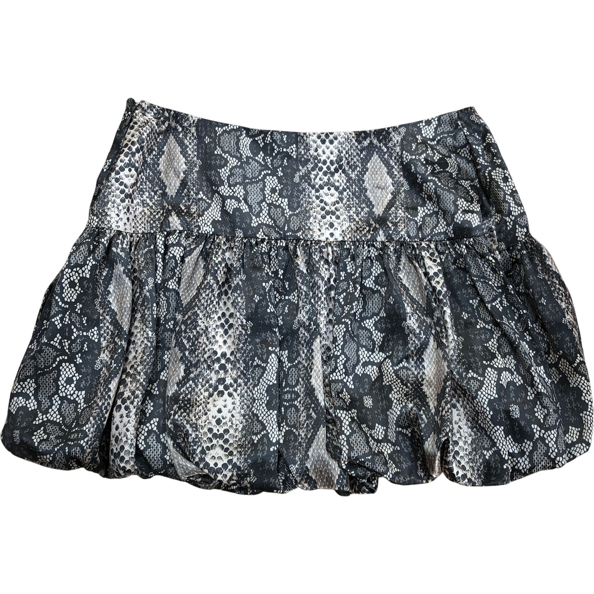 River Island Snakeskin Print Bubble Skirt