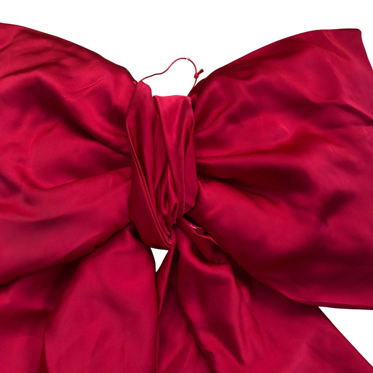 Large Satin Red Door Bow Christmas Decoration 28"