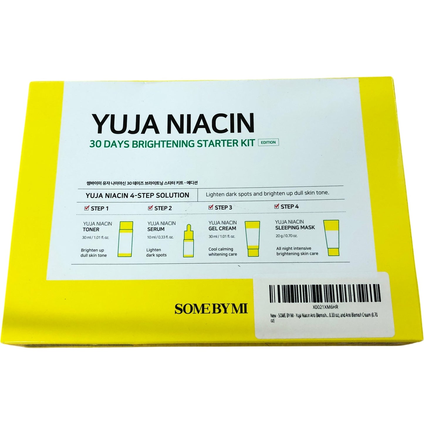 SOME BY MI Yuja Niacin 30 Days Brightening Starter Kit Facial Care Set