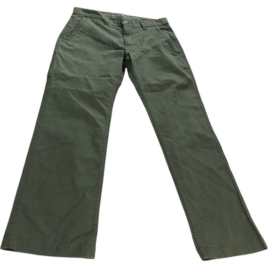 Eddie Bauer 32x30 Men's Classic Fit Utility Pants Green Cargo Trousers