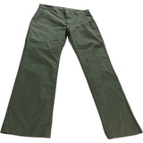 Eddie Bauer 32x30 Men's Classic Fit Utility Pants Green Cargo Trousers