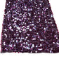 Sequin Dress UK10 Women's Short Sleeve Burgundy Party Dress