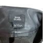 River Island Girls Pleated Skirt 9-10 Years Black Faux Leather Zip Detail
