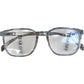 Occi Chiari Clear Rectangle Glasses +2.75 Optical Frames Unisex