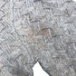 River Island Chunky Knit Sweater Wool Blend Cream Herringbone Pattern Size M