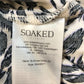 Soaked In Luxury  SLarowe Dress SS Women's Beige Black XL