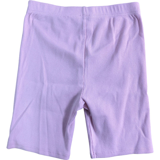 RIVER ISLAND Girls Ribbed Cycling Shorts Size 9-10 Years Pink Summer Outfit