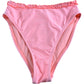 River Island UK6 Women's Ruffled Bikini Bottoms Coral Swimwear