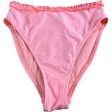 River Island UK6 Women's Ruffled Bikini Bottoms Coral Swimwear