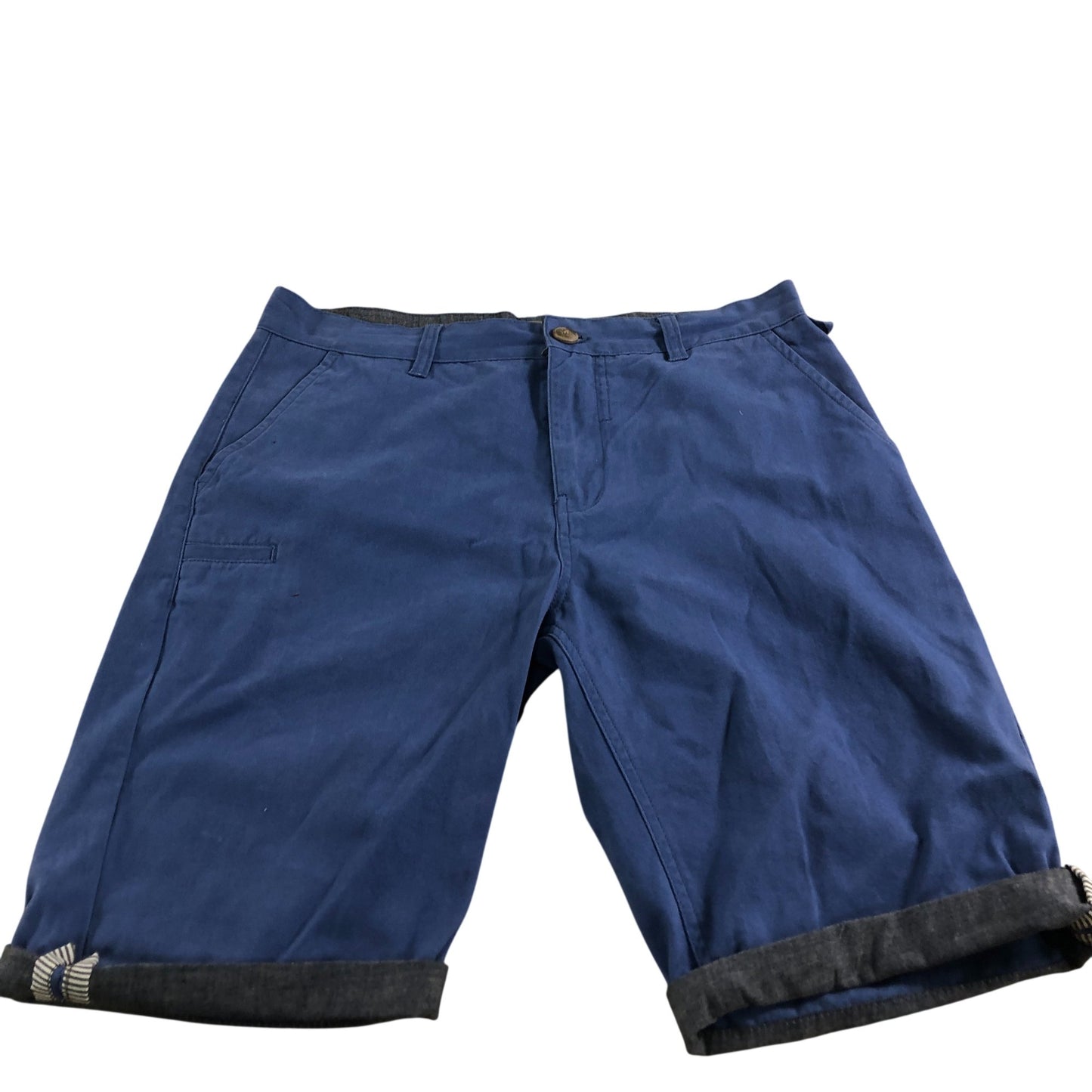 Fluid Shorts Men's Blue Cotton Casual Style Medium