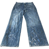 River Island Straight Relaxed Jeans Women's Straight Fit Denim Blue UK12