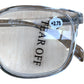 Occi Chiari Clear Rectangle Glasses +2.75 Optical Frames Unisex