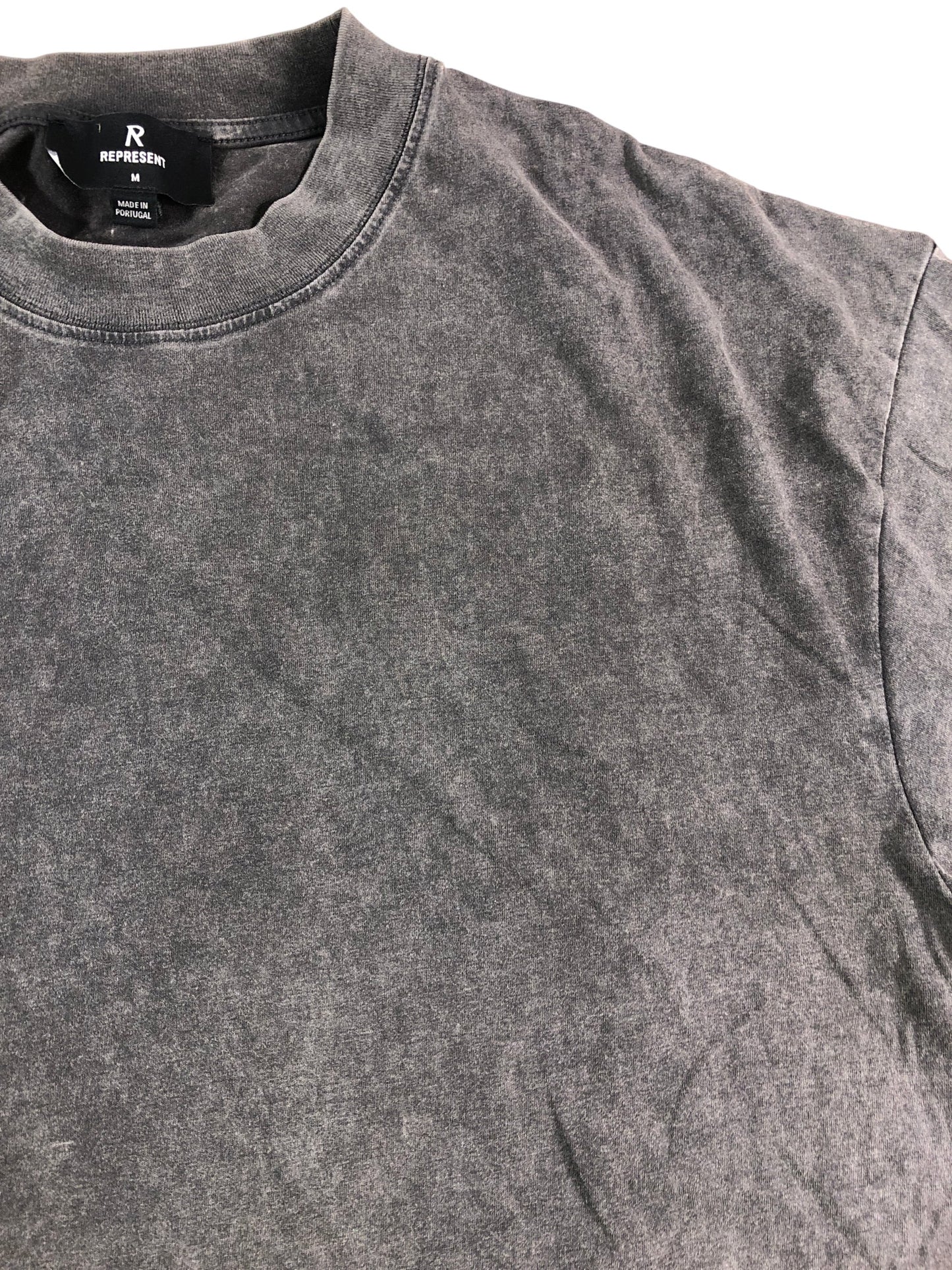 REPRESENT Men's T-Shirt Size M Cotton Dark Grey Short Sleeve Casual Top