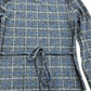 River Island Heritage Grey Plaid High Neck Top