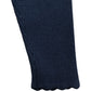 Rylee & Cru Ribbed Leggings 3-6 Months Girls Navy Scalloped Hem