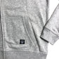 Saltrock Grey Zip Up Hoodie Size 13 Kids Skull Graphic Cotton Blend