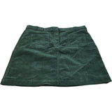 Green Corduroy Mini Skirt Size 18 Women's Casual Fashion