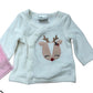 Pink Cat Baby Romper Reindeer Top & Pants Set 0 Months Newborn